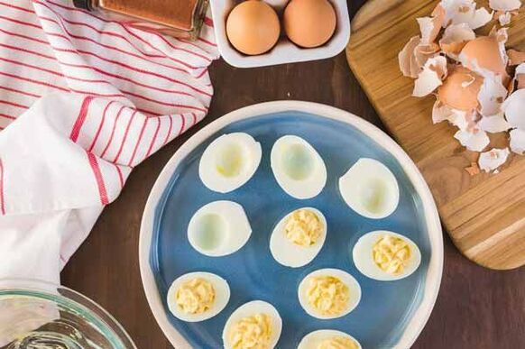 milliseid toite võib munadieedil süüa
