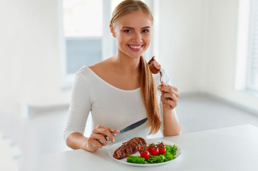 Dukani dieedi vahelduva perioodil peate sööma valgu- ja köögiviljatoite